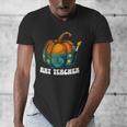 Art Teacher Pumpkin Halloween Night Men Women Men's V-Neck T-Shirt, funny design