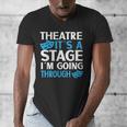 Theater Teacher Drama Teacher Theater Nerd Actor Men Women Kids Men's V-Neck T-Shirt, funny design