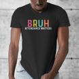 Attendance Matters Bruh Teacher School Attendance Clerk Men's V-Neck T-Shirt, funny design Attendance Matters Bruh Teacher School Attendance Clerk Men's V-Neck T-Shirt, funny design