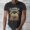 Autism Awareness Teacher Shirts It Takes A Special Teacher Men's V-Neck T-Shirt, funny design Autism Awareness Teacher Shirts It Takes A Special Teacher Men's V-Neck T-Shirt, funny design