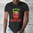 Back To School Math Is My Jam Math Teacher Men's V-Neck T-Shirt, funny design Back To School Math Is My Jam Math Teacher Men's V-Neck T-Shirt, funny design
