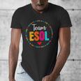 Back To School Teachers Crew Students Team ESOL Teacher Men's V-Neck T-Shirt, funny design Back To School Teachers Crew Students Team ESOL Teacher Men's V-Neck T-Shirt, funny design