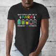 Battery Life Of a Paraprofessional Para Teacher Life Men's V-Neck T-Shirt, funny design Battery Life Of a Paraprofessional Para Teacher Life Men's V-Neck T-Shirt, funny design
