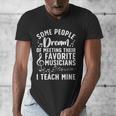Best Music Teacher For Men Women Musician Band Piano Teacher Men's V-Neck T-Shirt, funny design