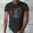 Best Teacher Ever Teacher Motivational Appreciation Men's V-Neck T-Shirt, funny design Best Teacher Ever Teacher Motivational Appreciation Men's V-Neck T-Shirt, funny design