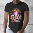 Be A Bucket Filler Teacher Teaching Groovy Back To School For Men Women Men's V-Neck T-Shirt, Groovy Teacher Gifts, funny design