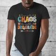 Some Call It Chaos We Call It 3rd Grade Third Grade Teachers Men Women Kids Men's V-Neck T-Shirt, funny design