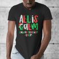 All Calm Said No Teacher Teacher Christmas Lights Men's V-Neck T-Shirt, funny design