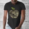 Camo Apple Camouflage Clothing School Student Camo Teacher Men Women Kids Men's V-Neck T-Shirt, funny design Camo Apple Camouflage Clothing School Student Camo Teacher Men Women Kids Men's V-Neck T-Shirt, funny design