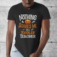 You Cannot Scare Me I'm An Toddler Teacher Halloween Men Women Kids Men's V-Neck T-Shirt, funny design