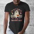 You Can't Scare Me I'm A School Teacher's Aide Halloween Men's V-Neck T-Shirt, funny design