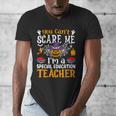 You Can't Scare Me I'm A Special Education Teacher Halloween Men's V-Neck T-Shirt, funny design