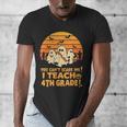 You Can't Scare Me I Teach 4th Grade Teacher Halloween Men's V-Neck T-Shirt, 4th Grade Teacher Gifts, funny design