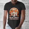You Can't Scare Me I Teach Middle School Teacher Halloween Men's V-Neck T-Shirt, funny design