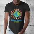 Celebrate Diversity Everyday Teachers & School Student Gift Men's V-Neck T-Shirt, funny design