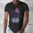 Chemistry Teacher Halloween Shirt School POTION MASTER Men's V-Neck T-Shirt, funny design