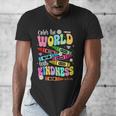 Color The World With Kindness Teacher Back To School Men's V-Neck T-Shirt, funny design Color The World With Kindness Teacher Back To School Men's V-Neck T-Shirt, funny design