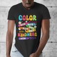 Color The World With Kindness Teachers Back To School Men's V-Neck T-Shirt, funny design Color The World With Kindness Teachers Back To School Men's V-Neck T-Shirt, funny design