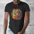 Colorful Brain Art Teacher Artist Painter Student Men's V-Neck T-Shirt, funny design