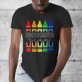 Colorful Crayon Kindergarten Team Tee For Teachers Students Men Women Kids Men's V-Neck T-Shirt, funny design Colorful Crayon Kindergarten Team Tee For Teachers Students Men Women Kids Men's V-Neck T-Shirt, funny design