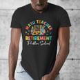 Colorful Math Teacher Retirement Solve The Problem Retired Men's V-Neck T-Shirt, funny design