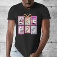 Coquette Bow Spooky Teacher Ghost Halloween Trick Or Teach Men's V-Neck T-Shirt, funny design Coquette Bow Spooky Teacher Ghost Halloween Trick Or Teach Men's V-Neck T-Shirt, funny design