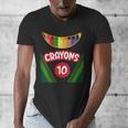 Crayon Box Fun Teacher Student Crayon Squad Halloween 2022 Men's V-Neck T-Shirt, funny design Crayon Box Fun Teacher Student Crayon Squad Halloween 2022 Men's V-Neck T-Shirt, funny design
