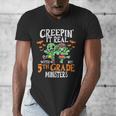 Creepin It Real Monster School 5th Grade Teacher Halloween Men's V-Neck T-Shirt, funny design Creepin It Real Monster School 5th Grade Teacher Halloween Men's V-Neck T-Shirt, funny design