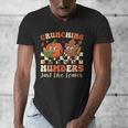 Crunching Numbers Just Like Leaves Pumpkin Fall Teacher Men's V-Neck T-Shirt, funny design Crunching Numbers Just Like Leaves Pumpkin Fall Teacher Men's V-Neck T-Shirt, funny design