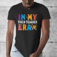 Cute Coffee Glass Face Happy Day In My Tired Teacher ERA For Men Women Men's V-Neck T-Shirt, funny design Cute Coffee Glass Face Happy Day In My Tired Teacher ERA For Men Women Men's V-Neck T-Shirt, funny design