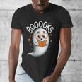 Cute Ghost Book Reading Halloween Teacher Men's V-Neck T-Shirt, funny design Cute Ghost Book Reading Halloween Teacher Men's V-Neck T-Shirt, funny design