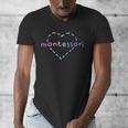 Cute Montessori For Teachers Kids & Moms Men's V-Neck T-Shirt, funny design Cute Montessori For Teachers Kids & Moms Men's V-Neck T-Shirt, funny design