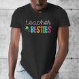 Cute Teacher Shirt Teacher Besties Men's V-Neck T-Shirt, funny design Cute Teacher Shirt Teacher Besties Men's V-Neck T-Shirt, funny design