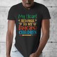 Daycare Children Childcare Provider Teacher PreK Nursery Men's V-Neck T-Shirt, funny design