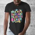 In My Daycare Teacher Era Daycare Provider Kids Men's V-Neck T-Shirt, funny design