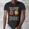 Dear Teacher Bestie You'Re Totally My Jam Shirt Kids Men's V-Neck T-Shirt, funny design