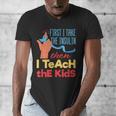 Diabetic Teacher Diabetes Awareness Insulin Blue Ribbon Men's V-Neck T-Shirt, funny design Diabetic Teacher Diabetes Awareness Insulin Blue Ribbon Men's V-Neck T-Shirt, funny design