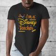 Disney Back To School I'm A Disney Teacher Crafty Logo Men's V-Neck T-Shirt, funny design Disney Back To School I'm A Disney Teacher Crafty Logo Men's V-Neck T-Shirt, funny design