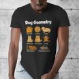 Dog Geometry Math Teacher Back To School STEM Humor Men's V-Neck T-Shirt, funny design Dog Geometry Math Teacher Back To School STEM Humor Men's V-Neck T-Shirt, funny design