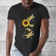 Dragonfly Sunflower Teacher Growth Mindset Choose To Shine Men's V-Neck T-Shirt, funny design Dragonfly Sunflower Teacher Growth Mindset Choose To Shine Men's V-Neck T-Shirt, funny design