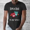 Drama Teacher For Theatre And Performing Arts Men's V-Neck T-Shirt, funny design Drama Teacher For Theatre And Performing Arts Men's V-Neck T-Shirt, funny design
