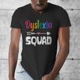 Dyslexia Awareness Month Dyslexia Teacher Therapist Men's V-Neck T-Shirt, funny design Dyslexia Awareness Month Dyslexia Teacher Therapist Men's V-Neck T-Shirt, funny design