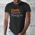 English Teacher Their There Theyre Grammar Men Women Men's V-Neck T-Shirt, English Teacher Gifts, funny design