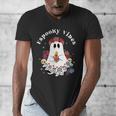 Espooky Vibes Maestra Halloween Spanish Mexican Teacher Men's V-Neck T-Shirt, funny design Espooky Vibes Maestra Halloween Spanish Mexican Teacher Men's V-Neck T-Shirt, funny design