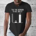 Fa La 8 Math Pun Math Teacher Christmas Men's V-Neck T-Shirt, funny design Fa La 8 Math Pun Math Teacher Christmas Men's V-Neck T-Shirt, funny design
