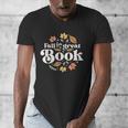 Fall For A Great Book Reading Librarian Autumn Teacher Men's V-Neck T-Shirt, funny design Fall For A Great Book Reading Librarian Autumn Teacher Men's V-Neck T-Shirt, funny design