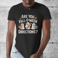 Are You Fall O Ween Directions Halloween Teacher Ghosts Men's V-Neck T-Shirt, funny design Are You Fall O Ween Directions Halloween Teacher Ghosts Men's V-Neck T-Shirt, funny design