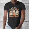 Are You Fall O Ween Directions Halloween Teacher Men's V-Neck T-Shirt, funny design