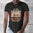Are You Fall O Ween Directions Teacher Halloween Boo Ghost Men's V-Neck T-Shirt, funny design Are You Fall O Ween Directions Teacher Halloween Boo Ghost Men's V-Neck T-Shirt, funny design