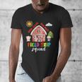 Farm Field Trip Squad Field Day 2025 Teachers Students Men's V-Neck T-Shirt, funny design